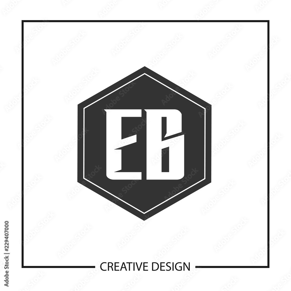 Initial Letter EB Logo Template Design Initial Letter EB Logo Template Design