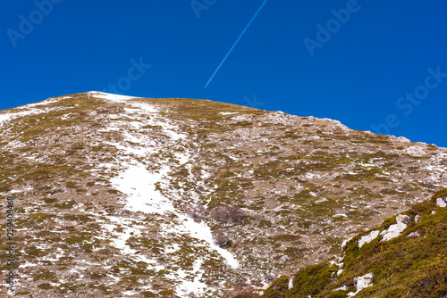 Image of a mountain of Abruzzo covered with snowImage of a mountain of Abruzzo covered with snow photo