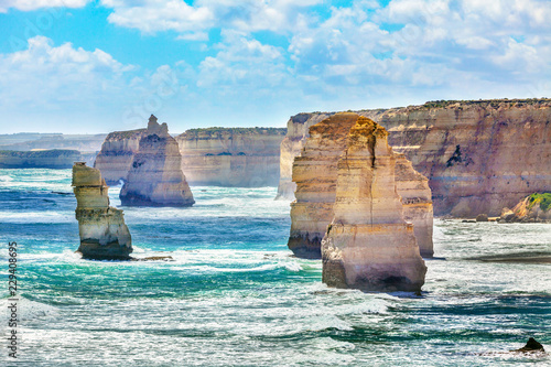 Konstfotografi Twelve Apostles along Great Ocean Road in Australia