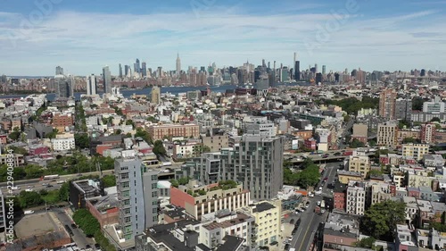 Aerial of Bushwick, Brooklyn photo