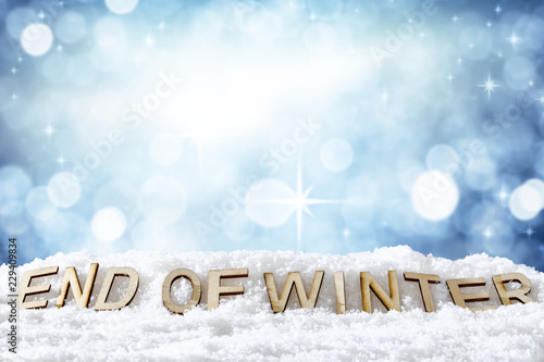 winter background with free space for an advertising product   