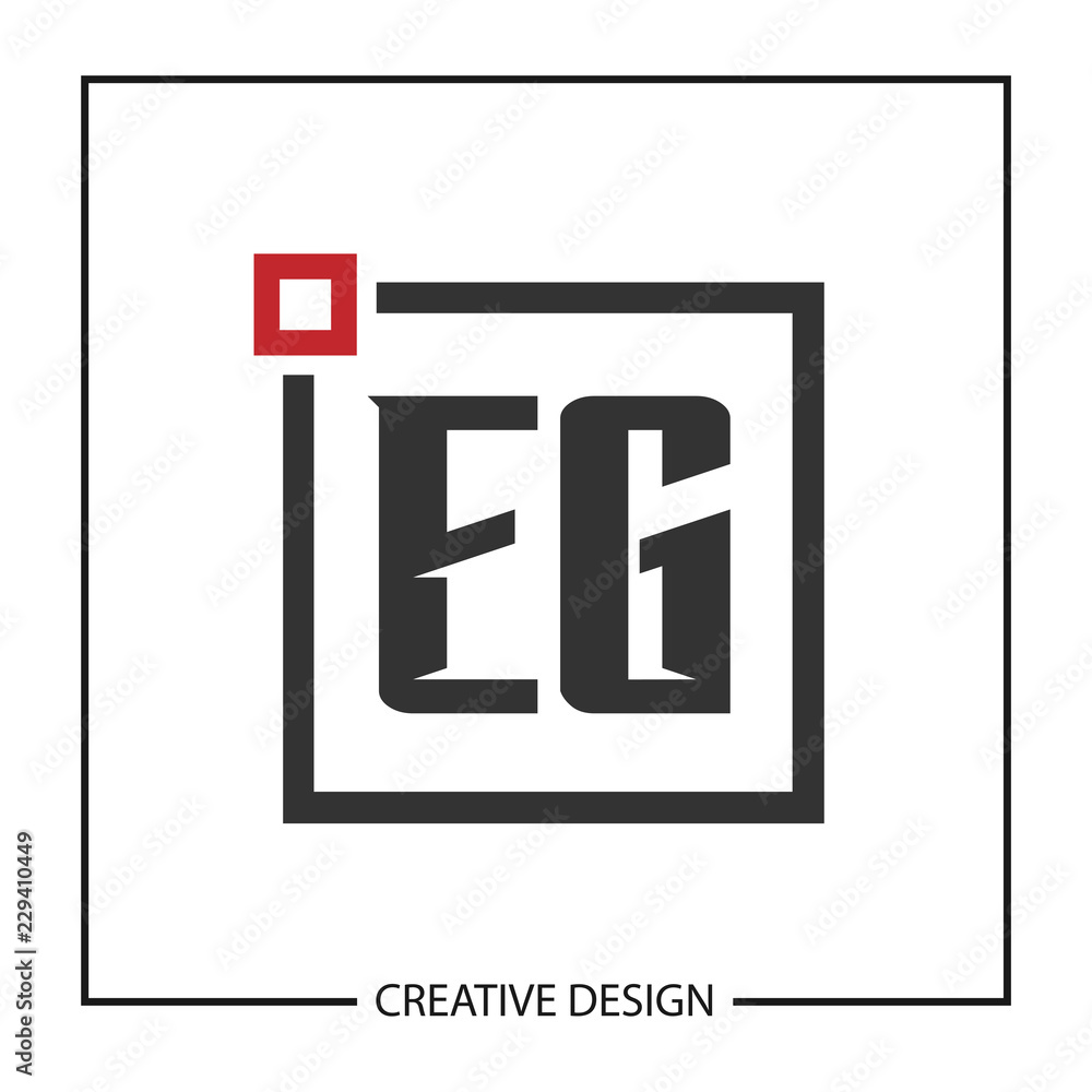 Initial Letter EG Logo Template Design Initial Letter EG Logo Template Design