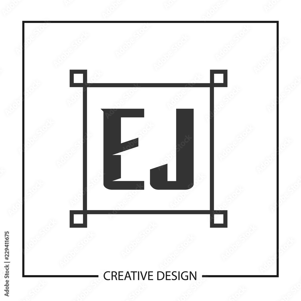 Initial Letter EJ Logo Template Design Initial Letter EJ Logo Template Design
