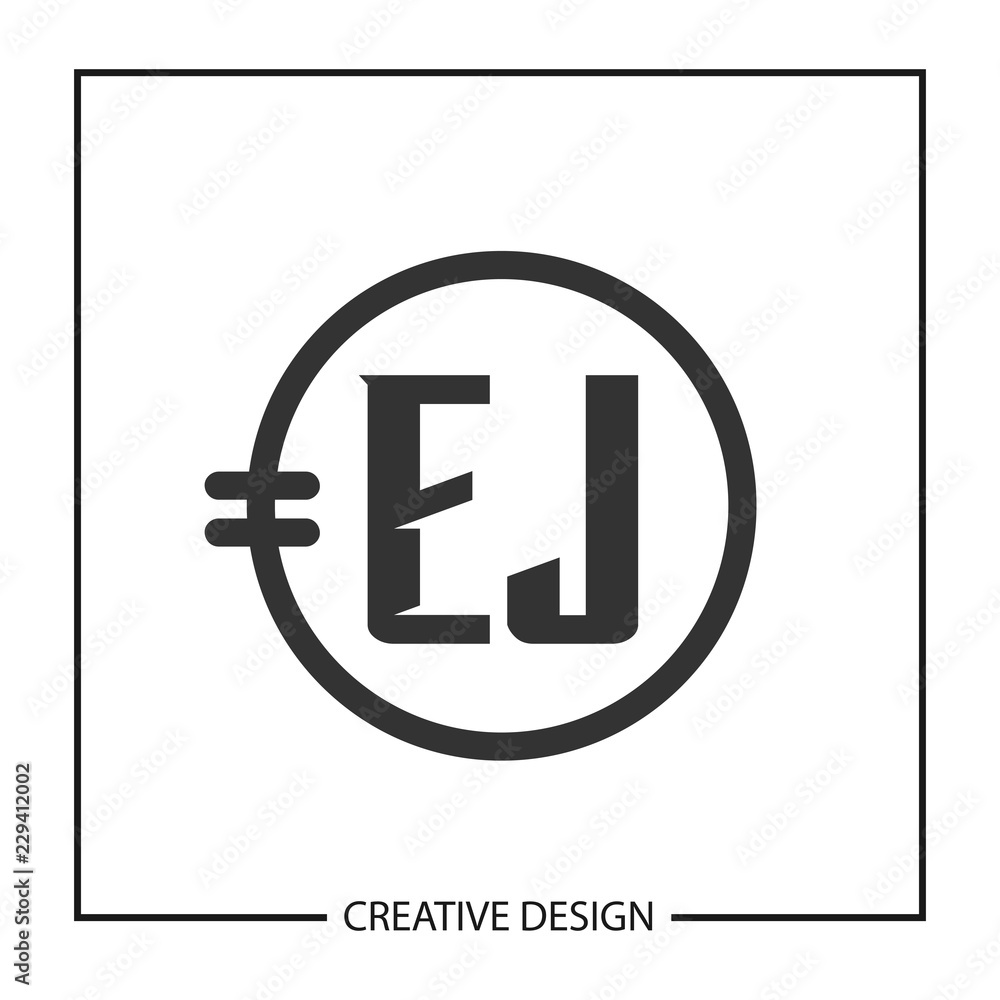 Initial Letter EJ Logo Template Design Initial Letter EJ Logo Template Design