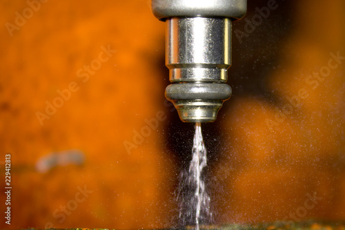 fuel injector in action