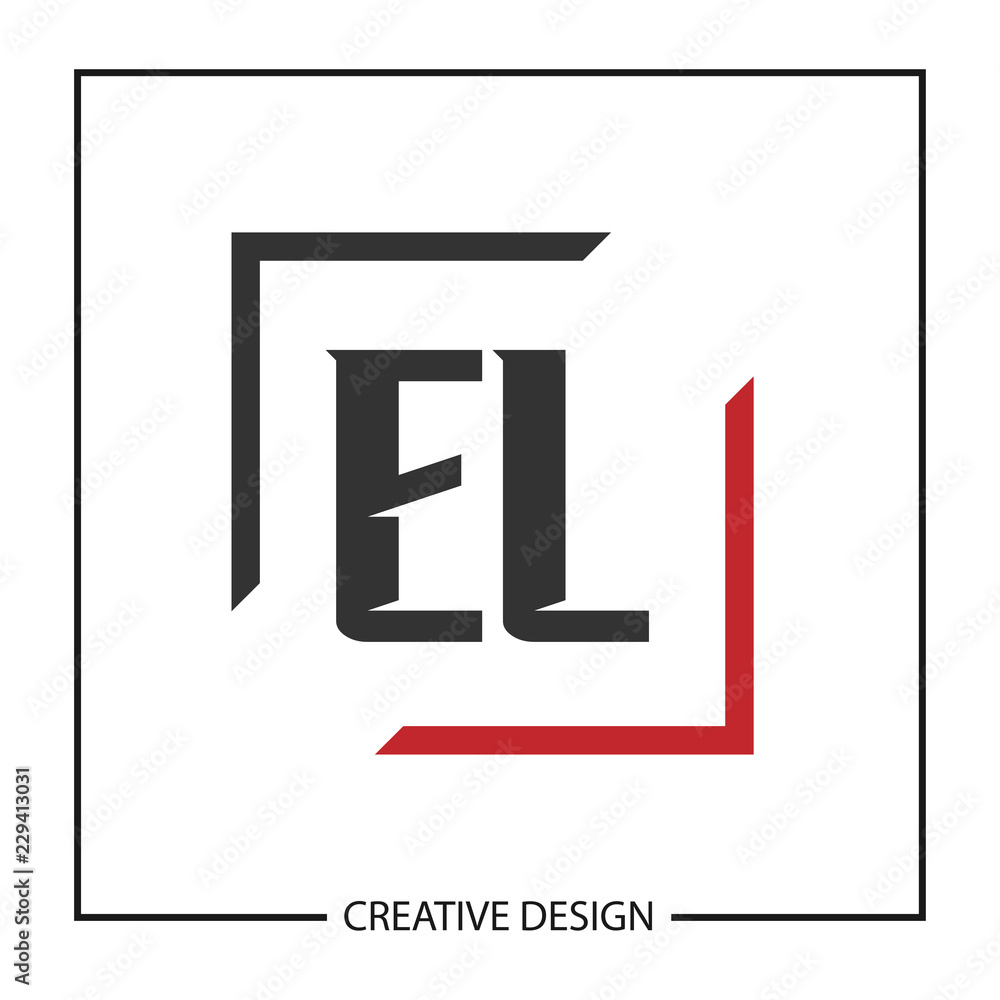 Initial Letter EL Logo Template Design Initial Letter EL Logo Template Design