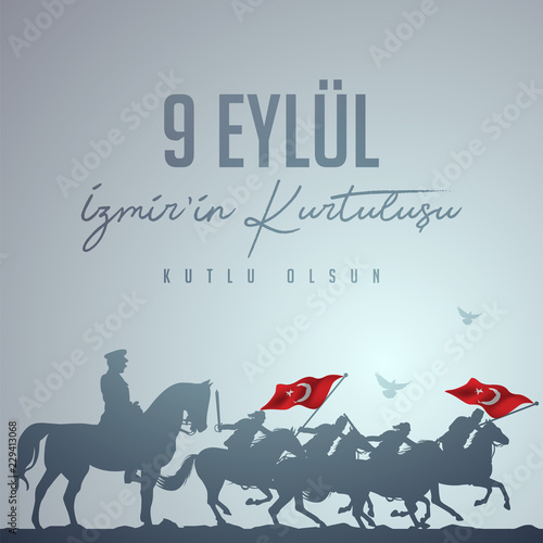 September 9 The Liberation of Izmir Happy Day