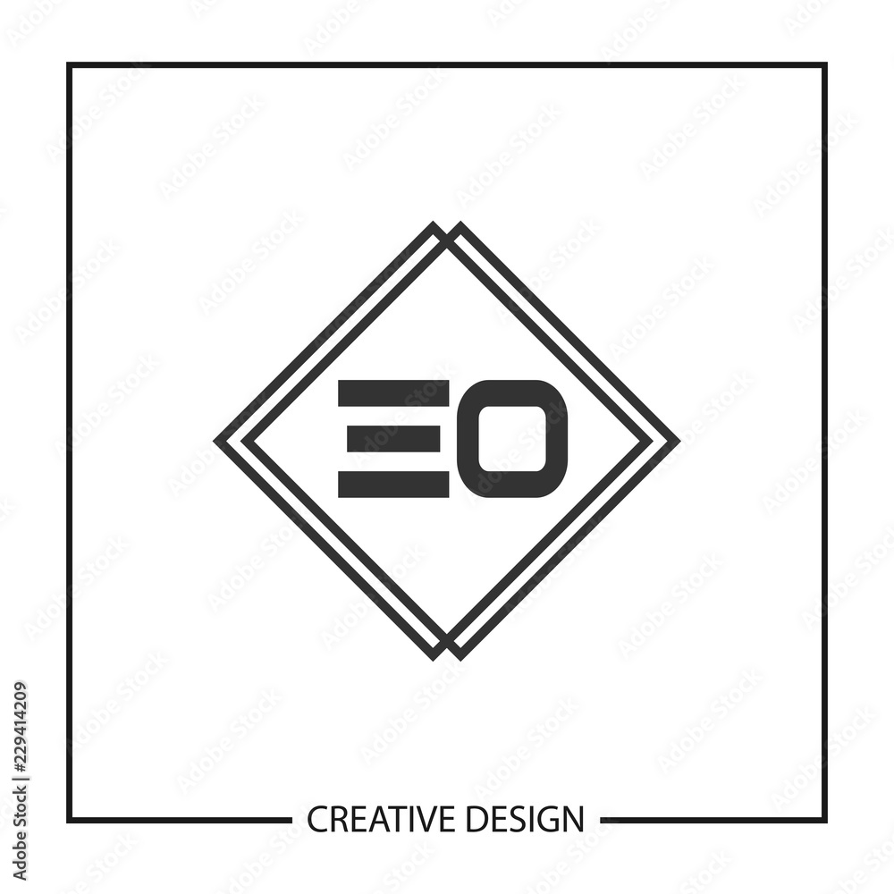 Initial Letter EO Logo Template Design Initial Letter EO Logo Template Design