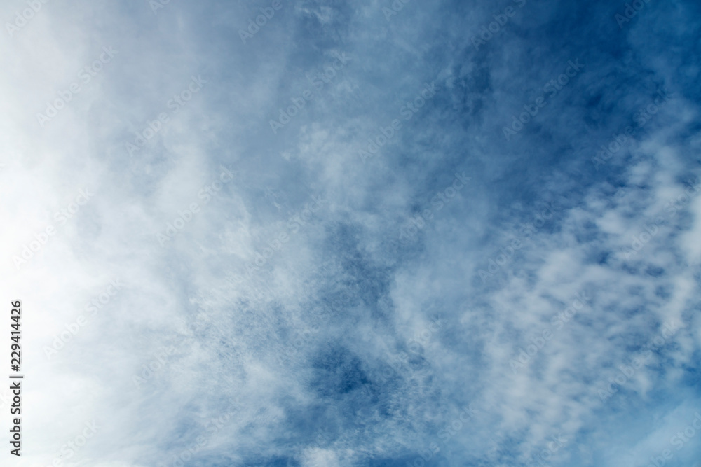 Blue sky with whispy clouds Blue sky with whispy clouds