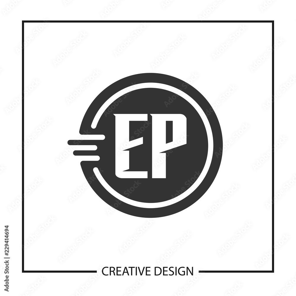 Initial Letter EP Logo Template Design Initial Letter EP Logo Template Design