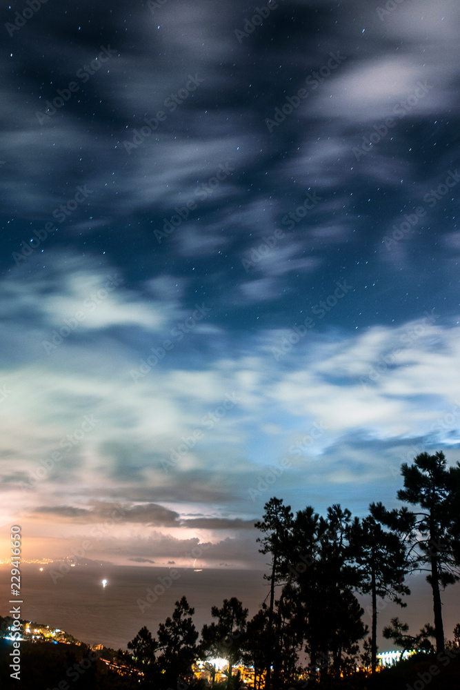 Fototapeta premium storm and stars