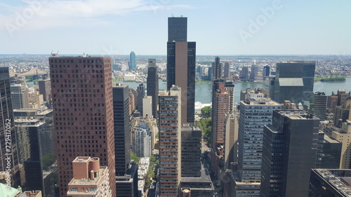 Photography amazing views from the terraces of manhattan