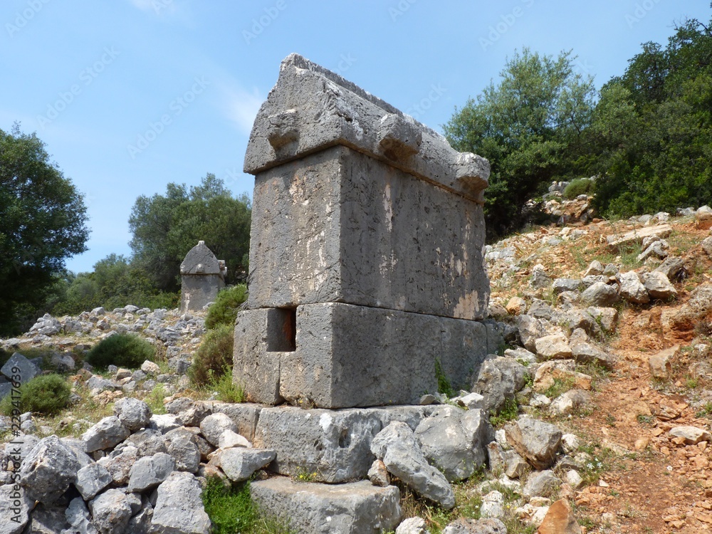 Lycian tomb, Turkey
