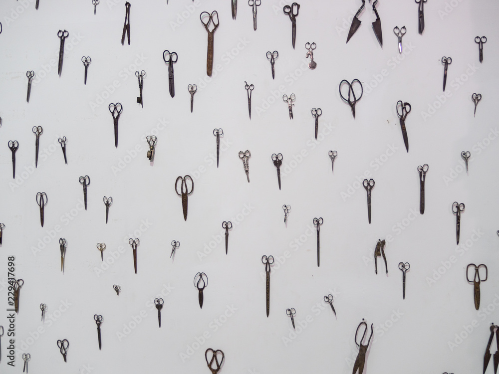 Scissors on the wall Scissors on the wall