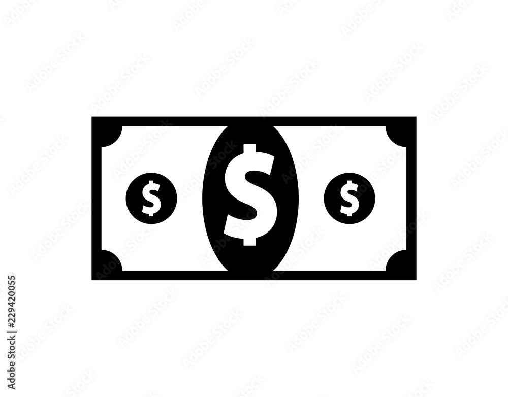 icon of a dollar bill icon of a dollar bill