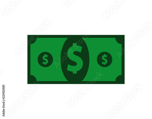 icon of a dollar bill