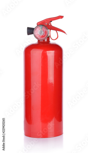 fire extinguisher isolated on  white background © anatchant
