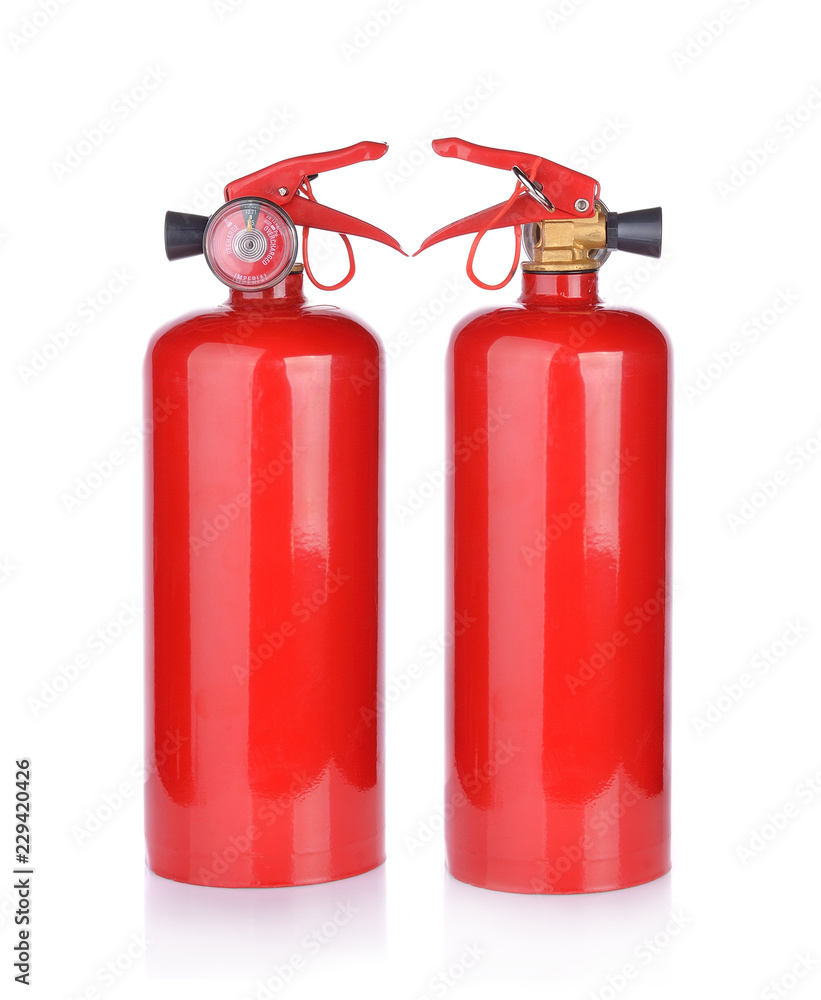 fire extinguisher isolated on white background fire extinguisher isolated on white background