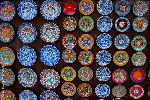 Malowane talerze Bułgaria, nessebar © Urszula