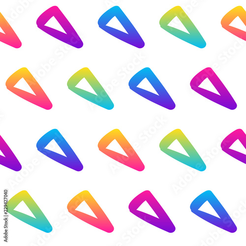 Abstract rainbow seamless pattern background. Modern swatch for greeting card, birthday party invitation, menu, wallpaper, holiday shop sale, bag print, t shirt, workshop advertising etc.