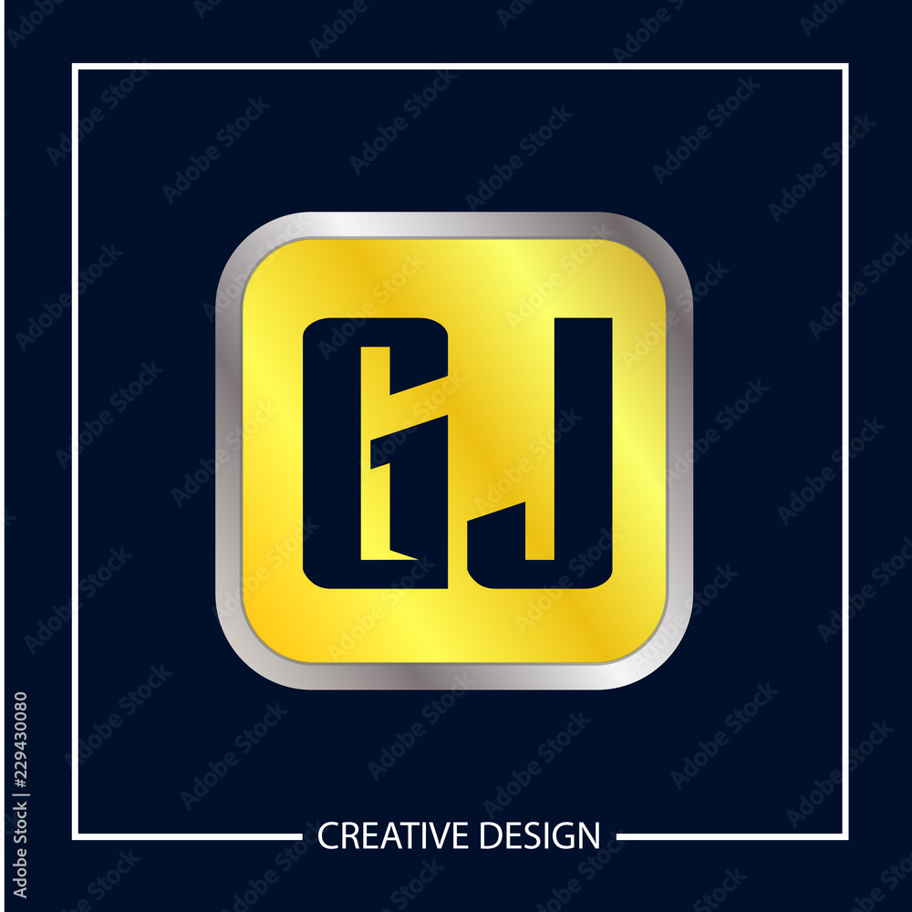 Initial Letter GJ Logo Template Design Initial Letter GJ Logo Template Design