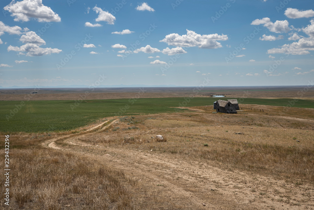 Prairie with Abandoned Buildings Prairie with Abandoned Buildings