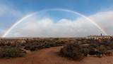 Rainbow in the Kagga Kamma nature reserve in the Western Cape, South Africa