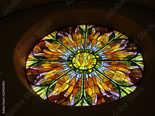 stained glass window