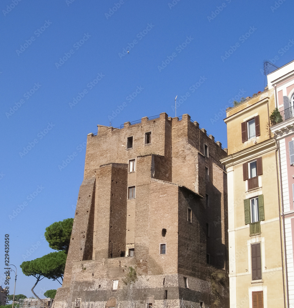Torre dei Conti tower in Rome