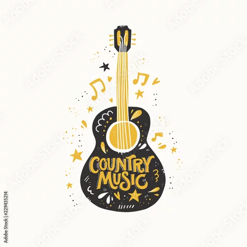 Obraz Guitar Country Music