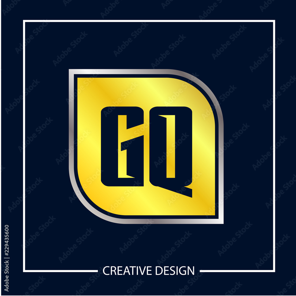 Initial Letter GQ Logo Template Design Initial Letter GQ Logo Template Design