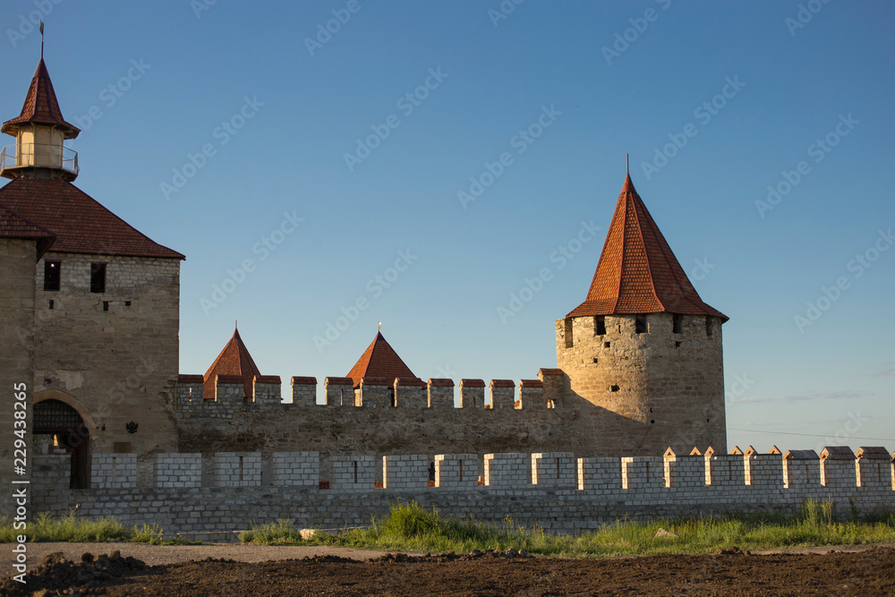 Bender fortress. An architectural monument of Eastern Europe. The Ottoman citadel.