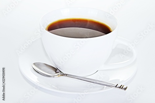 image of a cup of coffee  on the table