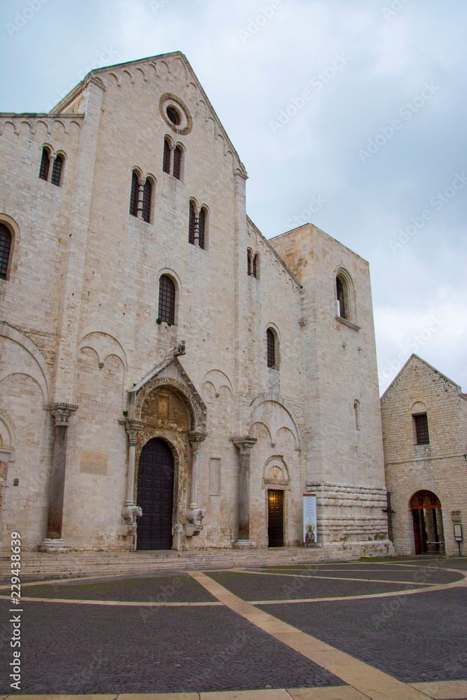 Bari, Italy - Basilica of San Nicola. Old town church