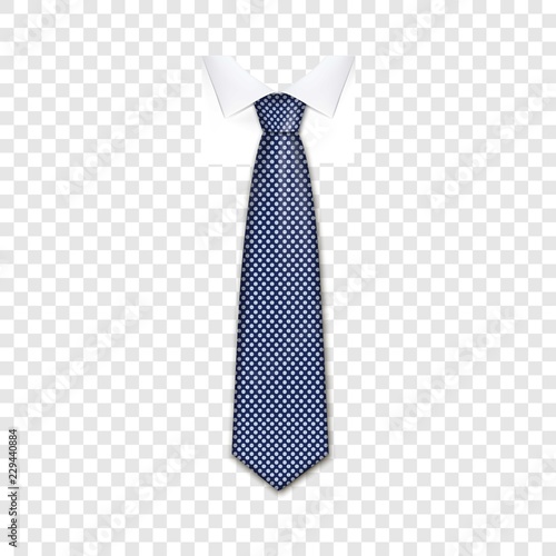 Canvas-taulu Blue tie icon