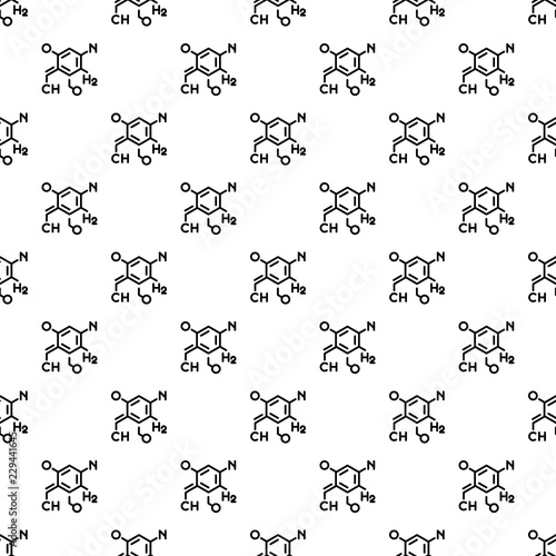 Chemistry formula pattern seamless repeat background for any web design