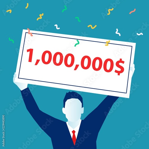 Winner, successful business