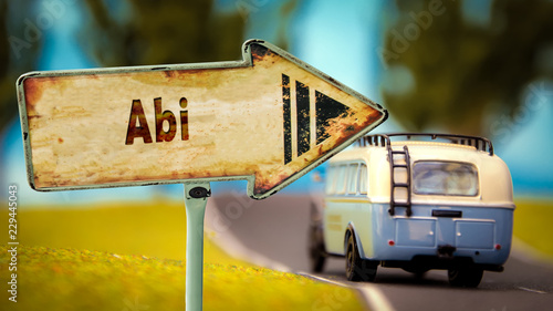 Fotografi Schild 348 - Abi