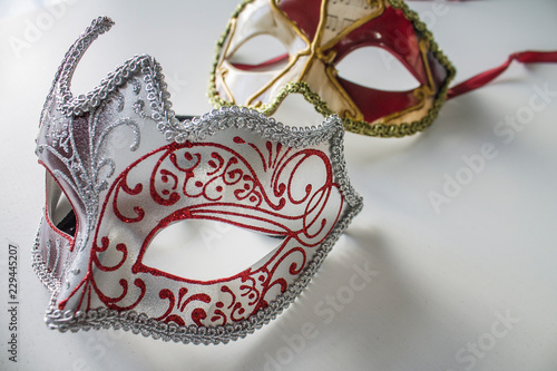 colored venetian masks © Andrea