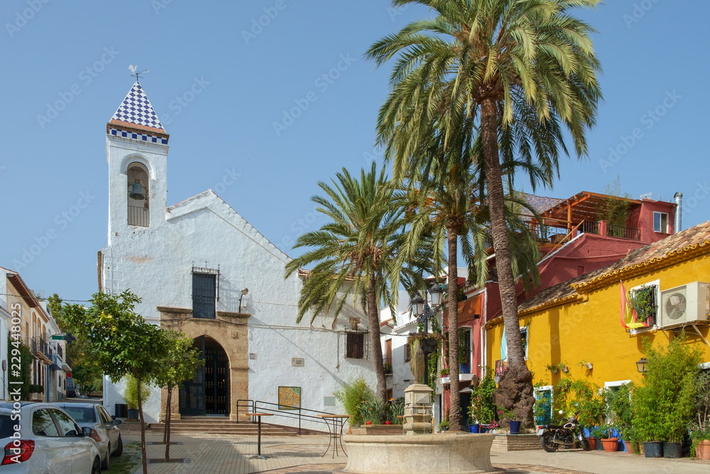 Ermitage of the Holy Christ of the True Cross, Marbella Old Town, Spain.
