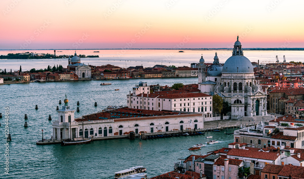 A panoramic view of Venice - Santa Maria della Salute