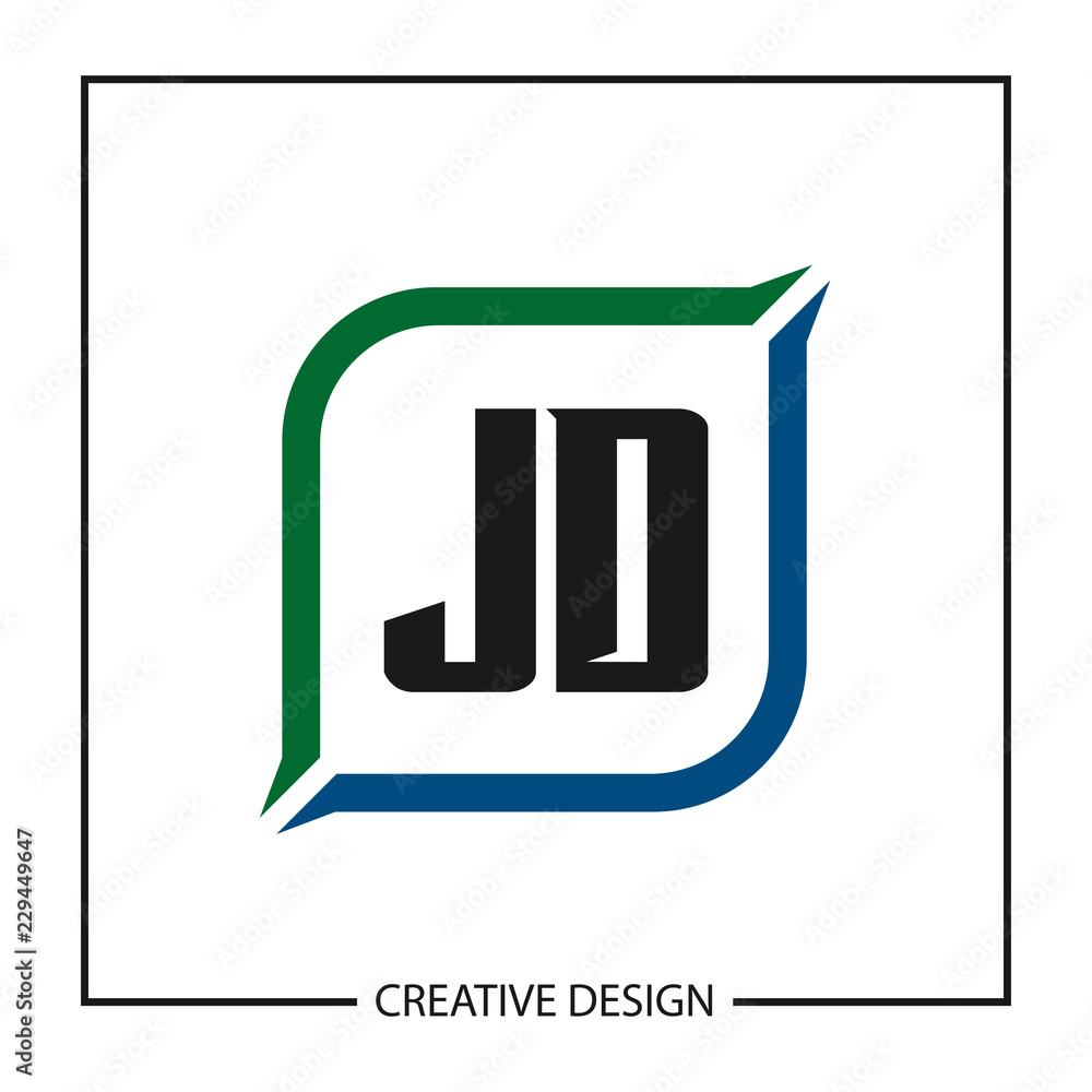 Initial Letter JD Logo Template Design Initial Letter JD Logo Template Design