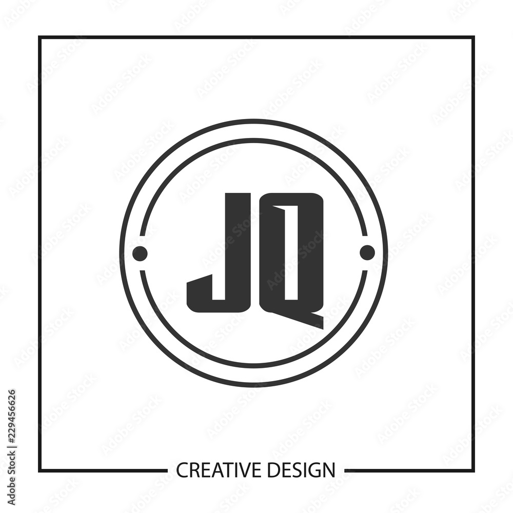 Initial Letter JQ Logo Template Design Initial Letter JQ Logo Template Design