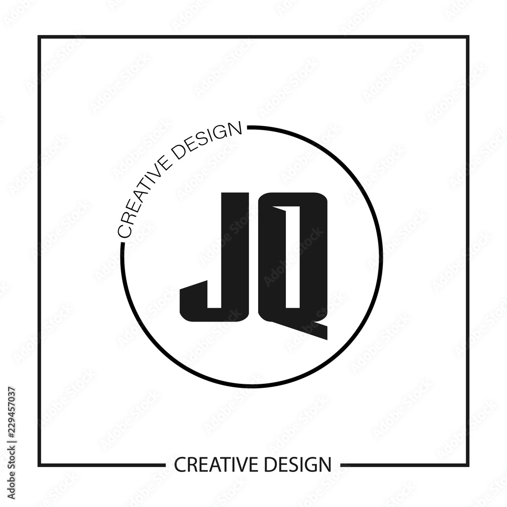 Initial Letter JQ Logo Template Design Initial Letter JQ Logo Template Design