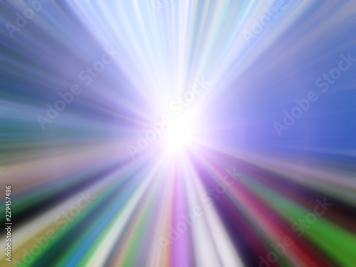 Soft and blurred of colorful speed action background