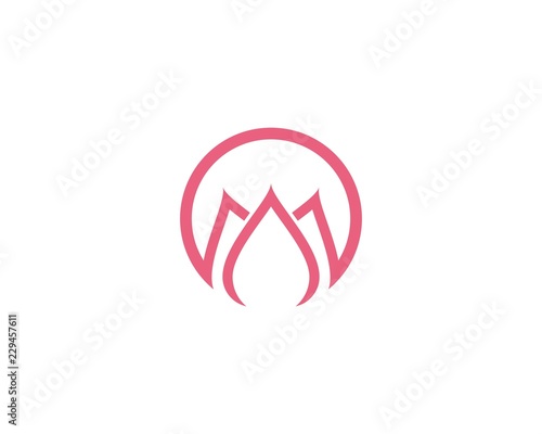  Lotus flowers logo
