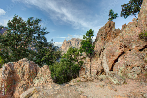 Paysages de Corse - Gorges de Spelunca entre Evisa et Porto