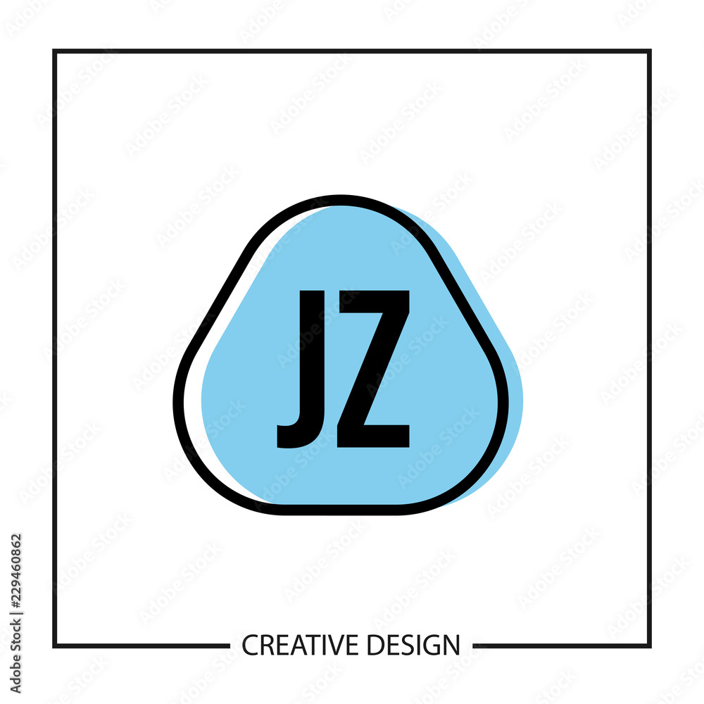 Initial Letter JZ Logo Template Design Initial Letter JZ Logo Template Design