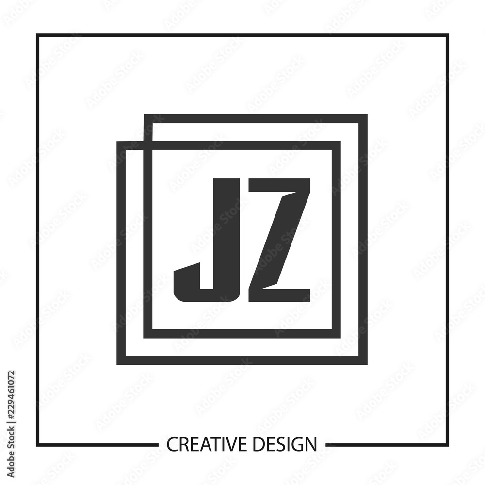 Initial Letter JZ Logo Template Design Initial Letter JZ Logo Template Design
