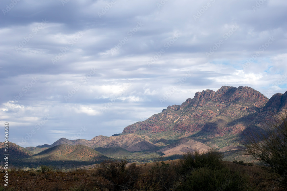Scenery along Moralana Scenic Drive, Flinders' Ranges, SA, Australia Scenery along Moralana Scenic Drive, Flinders' Ranges, SA, Australia